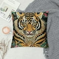 thumbnail image 2 of Tiger Cushion Cover Chinoiserie Pillow Covers Animal Print Pillowcase Colorful Pillow Statement Pillow Farmhouse Home Decorative Pillows for Sofa Couch Housewarming Gift, 2 of 5