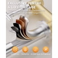 thumbnail image 4 of Wowow Wall Mount Tub Filler: Brushed Nickel Tub Faucet High Flow Two Handles Solid Brass, Long Spout Reach,Tub Faucet Bathroom Bathtub Faucets with 2 Handles with Brass Rough in Valve Included, 4 of 8