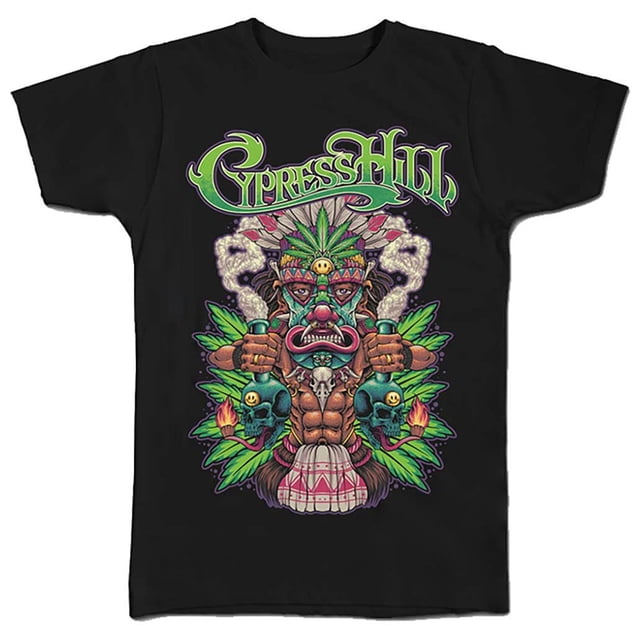 Cypress Hill T-Shirt en Coton pour Adulte Tiki Time