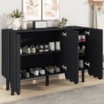 thumbnail image 2 of Minimalist, Black - Finished, Wave - Front Cabinet | Can Be Used in Dining and Bedroom | Comfortable, Stable, and Easy - to - Integrate Storage, 2 of 7