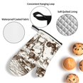 thumbnail image 3 of Pofeuu Farm Animals Print Oven Mitts and Pot Holders 4 pcs Set,High Heat Resistant 500 Degree Extra Thicken Long Kitchen Cotton Oven Glove for Cooking, 3 of 6