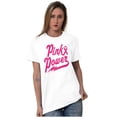 thumbnail image 5 of Pink Ribbon Power Breast Cancer Aware Women's Graphic T Shirt Tees Brisco Brands M, 5 of 6