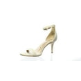 thumbnail image 2 of Sam Edelman Womens Patti Gold Ankle Strap Heels Size 6.5, 2 of 4