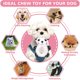 thumbnail image 4 of Paquete de juguetes para cachorros para dentición, lindos juguetes de peluche para masticar, limpia los dientes y alivia la ansiedad MFZFUKR BST3002872-2, 4 of 5