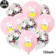 thumbnail image 1 of Decoraciones de feliz Pascua, pancarta colgante, remolinos, huevos de conejo, pollito, globos de zanahoria, suministros de juegos de fiesta de Pascua, regalos, 1 of 4