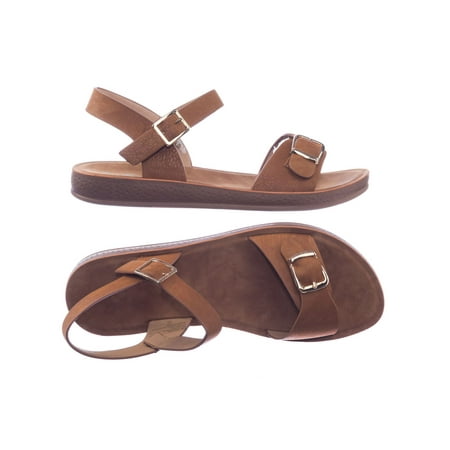 

Reform9 by Forever Link Comfortable Flatform Open Toe Sandal w Rubber Outsole & Ankle Strap (Women)