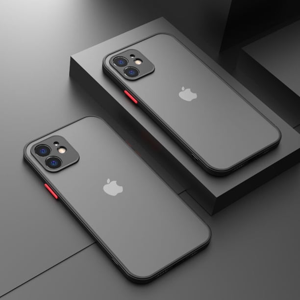 Funda de teléfono mate de silicona de lujo a prueba de golpes para iPhone 11 12 Pro Max Mini X XS XR 7 8 Plus SE 2020 funda transparente ultrafina Tan Jianjun unisex