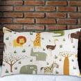 thumbnail image 6 of Pillowcases African Animals Pillow Cases Set of 2 Pillow Cover Cushion Case Rectangle Pillowcase with Hidden Zipper 20x30 Inch Home Decor, 6 of 6