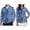 Blue Leopard, variant on FOR U DESIGNS Blue Leopard Print Couple Golf Shirts Long Sleeve Quarter Zip Matching Outfits Quick Dry Moisture Wicking Polo for Running Hiking Tennis