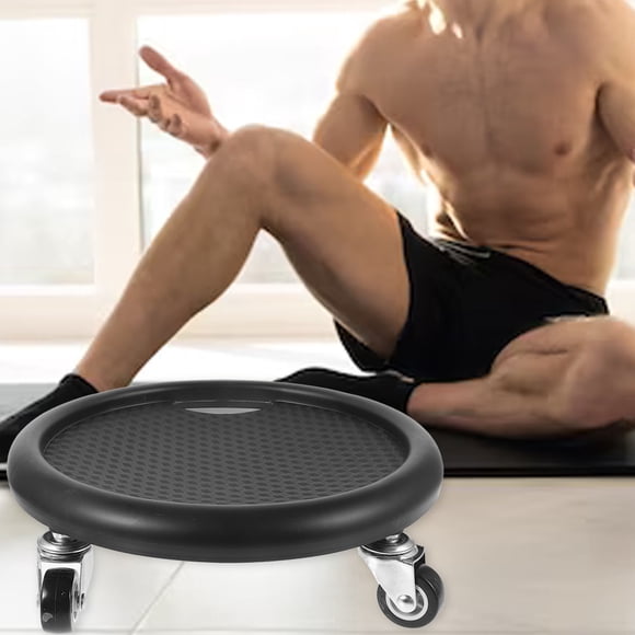 Raindrops 1Set Black Workout Sliders Disc Abdominal Trainer Roller Disc for Full Core Fitness