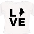 thumbnail image 4 of Inktastic Love Maine Boys or Girls Long Sleeve Baby Bodysuit, 4 of 5