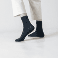 thumbnail image 4 of Sookeceks 6 Pairs Cotton Crew Socks for Men, Soft Mens Trouser Socks for Casual Dress Socks Size 7-11, 4 of 8