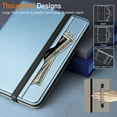 thumbnail image 6 of JETech Case for iPad (A16) 11th/10th Generation (2025/2022), PU Leather Business Folio Protective Tablet Cover with Pencil Holder & Pocket, Multi-Angle Viewing (Blue), 6 of 6