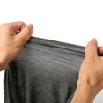 thumbnail image 5 of Beforesun Kangaroo Dad Men's T-Shirt Short-Sleeved Stretchy Infant Sling Baby Carrier Shirt 2 in 16 Big Pocket(Gray，2XL）, 5 of 5