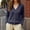 A1/Dark Gray, variant on Ladies Sweaters Women's Long Sleeve Cardigan Sweaters Button Up V Neck Knit Tops Church Outfits Classic Basic Loose Fit Tops Fall Winter Outfits Chunky Sweater Cute Fall Outfits Relaxed Fit Beige L
