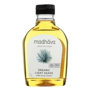 Madhava Blue Agave, 100%, Light, Organic, Bottle
