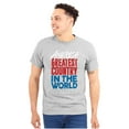 thumbnail image 3 of America Greatest Country in the World Plus Size Crewneck Graphic Tee Shirt Brisco Brands 2X, 3 of 6