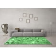 thumbnail image 3 of Ahgly Company Indoor Round Animal Emerald Green Traditional Area Rugs, 4' Round, 3 of 4