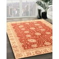 thumbnail image 2 of Ahgly Company Indoor Rectangle Abstract Orange Red Oriental Area Rugs, 5' x 8', 2 of 6