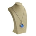 thumbnail image 4 of HeroNeo Linen Mannequin Bust Jewelry Necklace Pendant Neck Model Display Stand Holder, 4 of 9