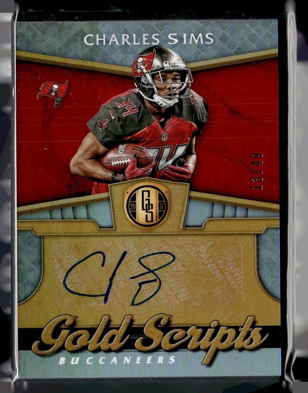 Standard Serial Collectible 2017 Panini Gold Standard Charles Sims Buccaneers Platinum ...
