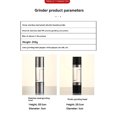 thumbnail image 6 of ​​Manual Stainless Steel Salt & Pepper Grinder Set, 2-in-1 Adjustable Ceramic Grinding Spice Mill – Compact Kitchen Tool for Home & Outdoor Use, Eco-Friendly Design​​, 6 of 7