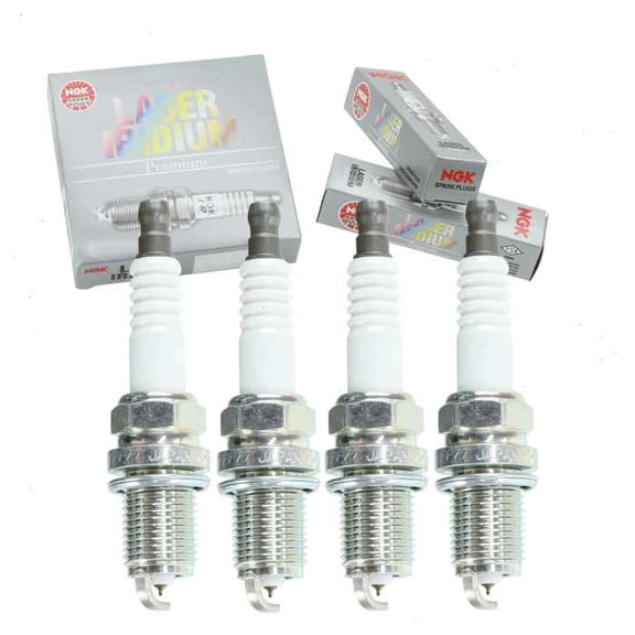 4 pc NGK Laser Iridium Spark Plugs compatible with Mazda 626 2.0L L4 1993-2002
