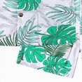 thumbnail image 7 of CAICJ98 Boys Hawaiian Outfits Short Sleeve Beach Button-Down Shirt and Shorts Set Kids Toddler Summer Clothes (Green,7-9 Years), 7 of 7
