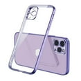 thumbnail image 1 of For Apple iPhone 11 Pro Purple Smart Shockproof Luxury Stream Electro Plating Elegant Cover Case, 1 of 1