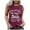 Wine, variant on Women's Sleeveless Vest Letter Print Suspender Casual Wine S