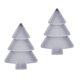 thumbnail image 5 of 2 piezas creativas de plástico de plástico seco bocadillos platos de árbol de navidad bandejas de frutas, 5 of 6