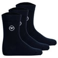 thumbnail image 1 of TOM TAILOR Calcetines de niño Unisex, Paquete de 3 - Calcetines, Algodón, Logotipo, color sólido Azul 35-38, 1 of 3