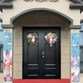 thumbnail image 4 of Happy Easter Door Banner Welcome Sign, Cute Bunny and Eggs Spring Porch Banner for Indoor Outdoor Wall Front Door Decor, 4 of 9