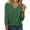 Army Green# tops for women, variant on V Neck Tops for Women Stretch Cotton Spandex Long Sleeve Shirts Soft Cozy Fitted T ShirtsSolid Color Basic Tops Green L