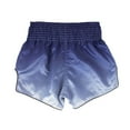 thumbnail image 2 of Fairtex BS1905 Blue Fade Slim Cut Muay Thai Boxing Short, 2 of 5
