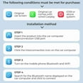 thumbnail image 3 of Wireless CarPlay Adapter for iPhone Android, 2025 Upgraded Mini USB Wireless for Apple Car Play Adapter, 2 in 1 Bluetooth Carplay Plug and Play for Car (Black-A), 3 of 7