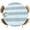 White Blue, variant on Elastic Fitted Round Tablecloth, Sage Green Striped Waterproof Stretch Table Cover for 36"-44" Tables, Farmhouse Vintage Stripes Washable Outdoor Tablecloths for Patio, Picnic, Camping