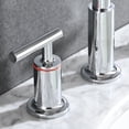 thumbnail image 4 of 8 in. Widespread Double Handle Bathroom Faucet with Pop Up Drain in Chrome, 4 of 7