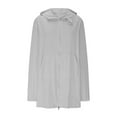 thumbnail image 5 of BADHUB Women's Swimsuit Cover Ups UPF 50+ Sun Protection Long Jacket Lightweight SPF Long Hoodie Beach Jacket 2025 New S-2XL Gray, 5 of 9