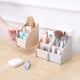 thumbnail image 4 of Caja de almacenamiento de plástico con partición trapezoidal para escritorio, estante de almacenamiento para artículos diversos de oficina, caja de almacenamiento para cosméticos, 4 of 5