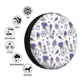 thumbnail image 5 of Gaeub Lavender Bicycle 14-17in Tire Cover, Spare Tire Cover, for Camper Caravan, Trailer, Car, Truck, SUV, Jeep - 17 inch, 5 of 9
