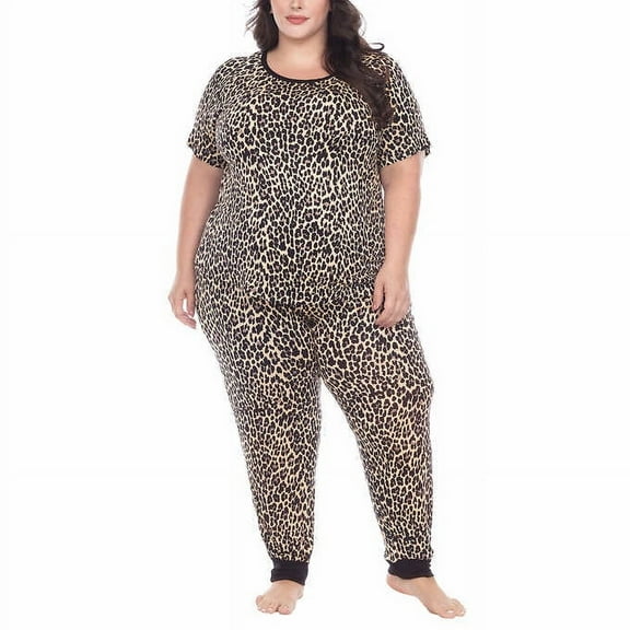Honeydew Womens 2-Piece Jersey Pajama Jogger Lounge Set