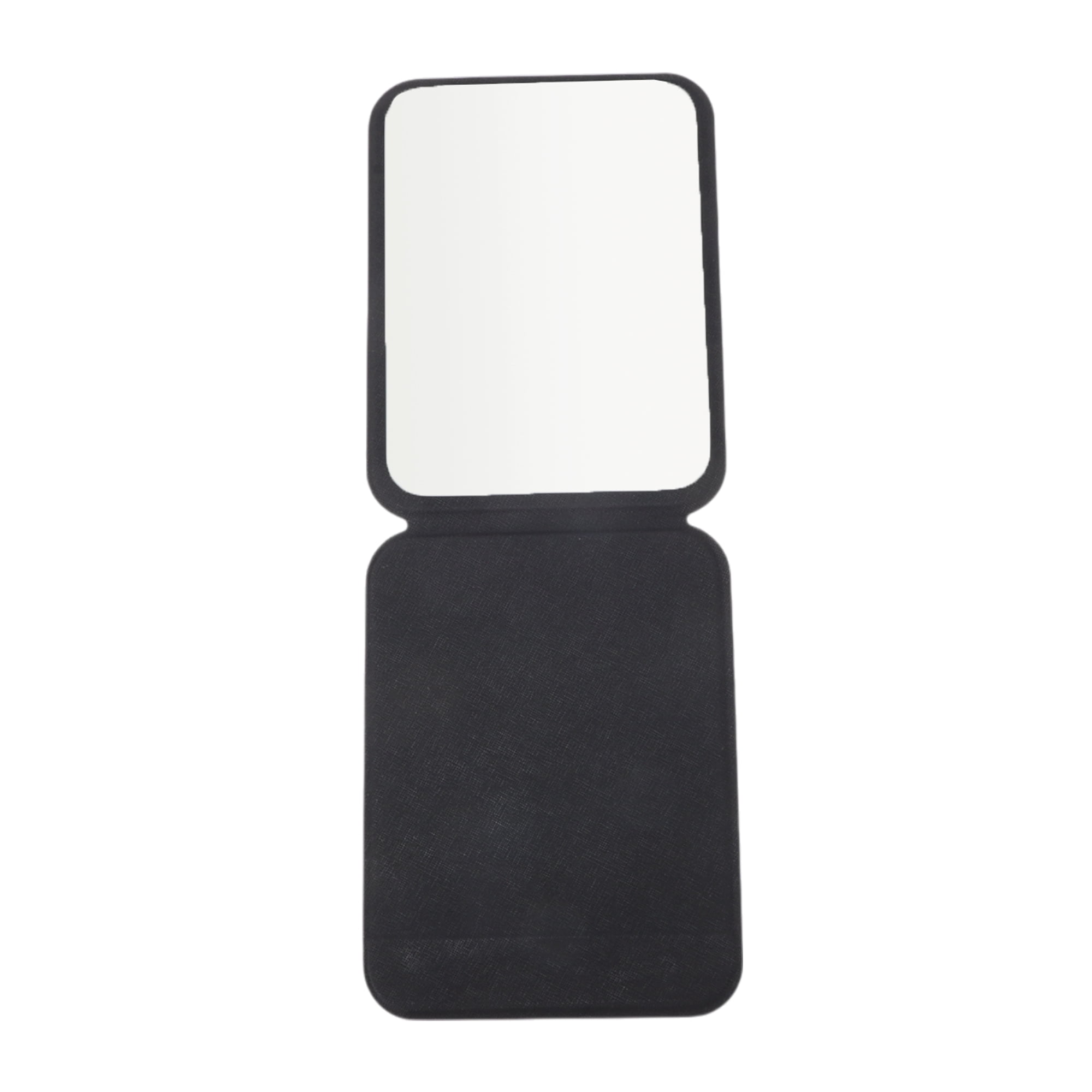 Unique Bargains 1Pc Makeup Mirror for Travel Green Large