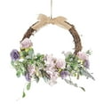 thumbnail image 4 of Abbracc Simulation 13 Inch Flower Wreath Spring Front Door Greenery Wall Hanging Garland, 4 of 6