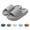 Grey, variant on Cloud Slide Sandal for Women and Men, Pillow Slippers Thicken Sole Slide, Shower Bathroom Slides Sandals, Slides Super Comfy Soft Foam Slip-Resistant Slides