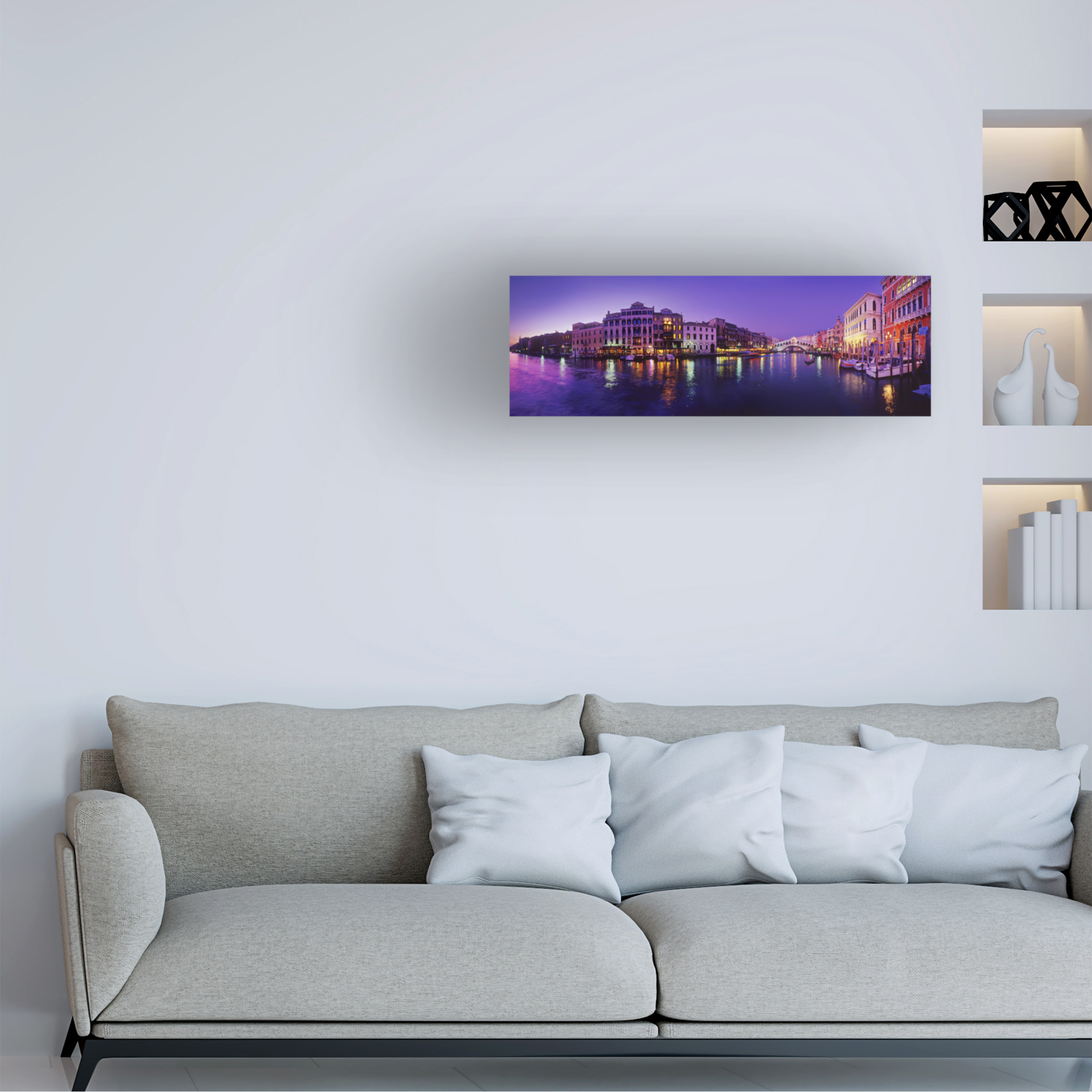 John Xiong 'Grand Canal' Canvas Art