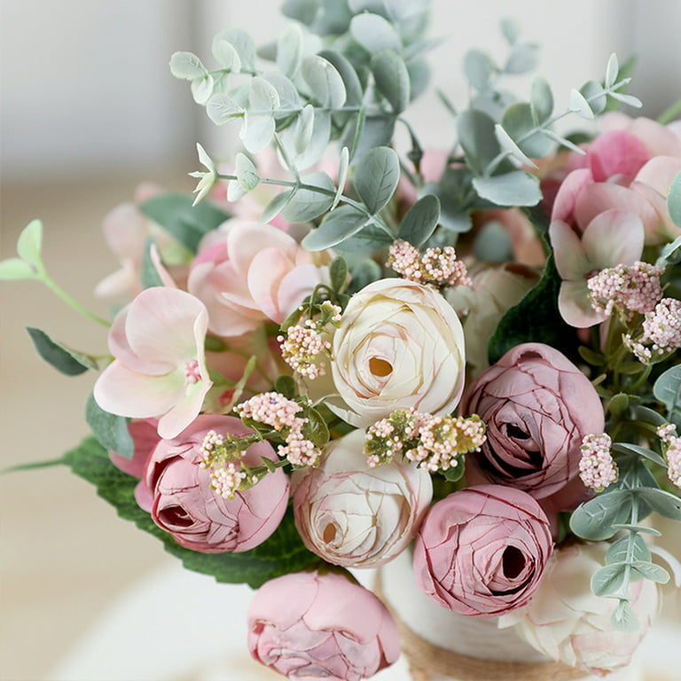 Artificial Flower Bouquet, Tiny Rose Bud on Stems, Silk Roses, Artificial  Flowers, Faux Flowers, Small Flowers, Flower Crown, Wild Roses 