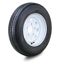 WANDA Trailer Tire Wheel Assembly 5.30-12 6-Ply C 82M 5 Lug on 4.5" PCD White Spoke Rim