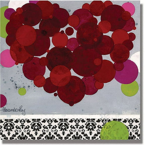 Trademark Fine Art "Good Vibrations" Canvas Art by Alexandra Rey