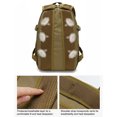 thumbnail image 4 of Mochilas Mochilas militares unisex Mochilas de senderismo de gran capacidad al aire libre (marrón) DQrwqpou Para Estrenar, 4 of 9